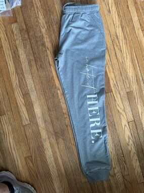 Gray Matt Matthew’s “I Hate It Here” Joggers